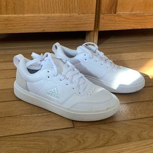 White adidas sneakers
